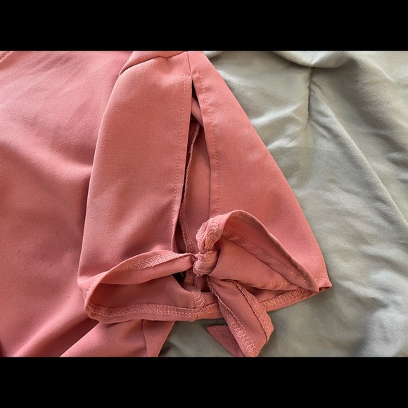 Ercocoo Pink Wrap Shirt - Picture 2 of 2